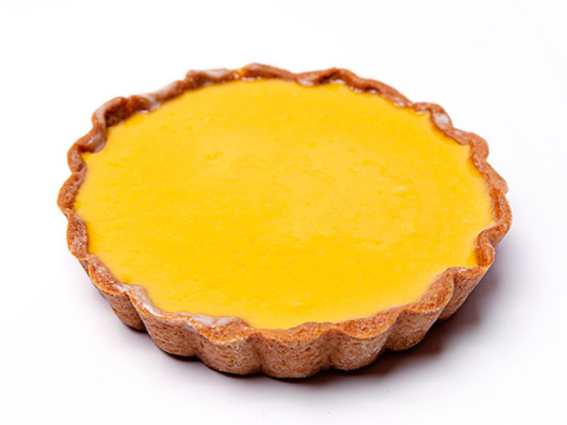 Zomers dessert van mango en truffels