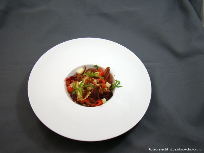 Spaanse pastasalade